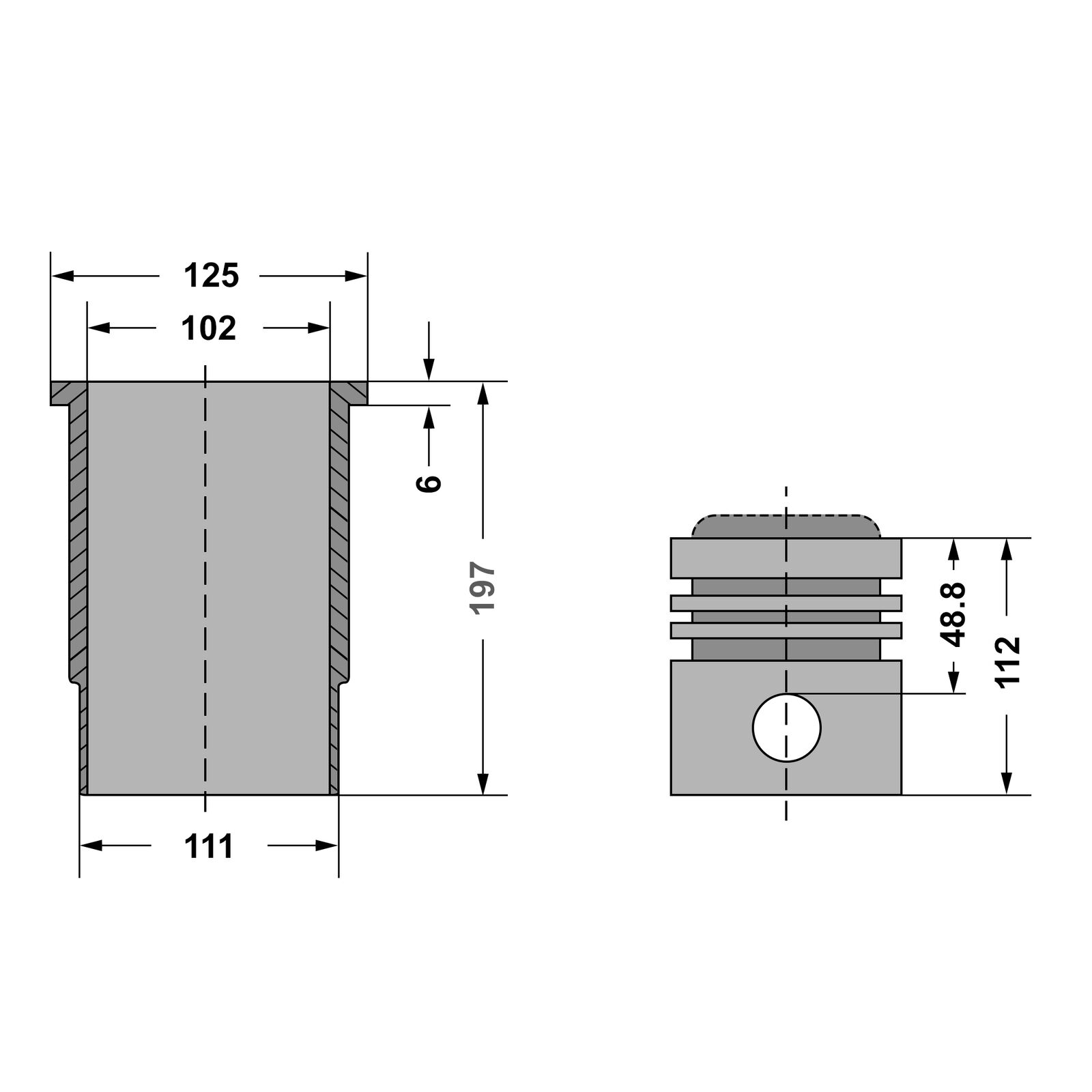EQUIPO MOTOR (KIT DE CILINDRO) NURAL B.35 Ø 102 mm (OZ10201-camisa 14-452740-00) ADAPTABLE A JOHN DEERE RE53321