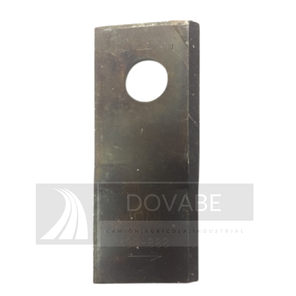 CUCHILLA ROTATIVA KRONE IZQUIERDA 112X48X4 Ø19mm (0-139-888)