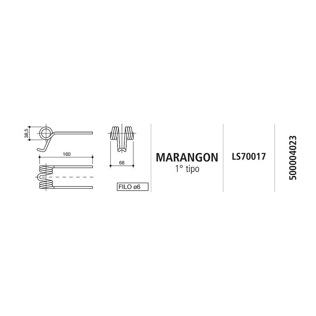 MUELLE AUTOCARGADOR MARANGON 1º TIPO LS70017